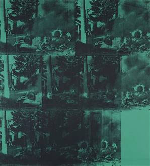 Andy Warhol, Green Car Crash (Green Burning Car I), 1963