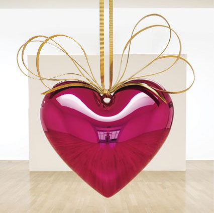 Jeff Koon’s Hanging Heart