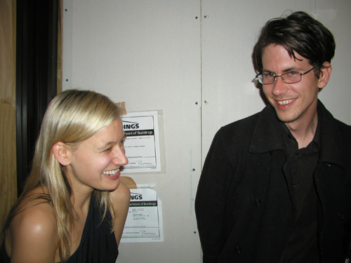 Lauren Cornell and Christopher Pappas