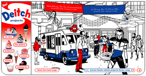 Deitch Projects website, Screengrab AFC Deitch Projects website. Screengrab AFC