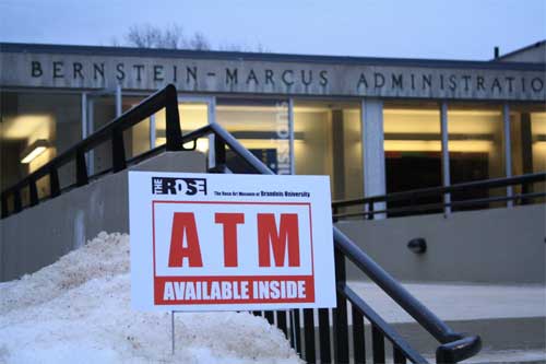 ATM, Art Fag City, Brandeis, The Rose Art Museum