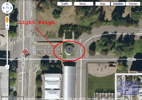 James Turrell, Art Fag City, Light Reign, Google maps
