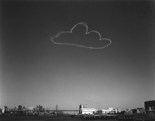 art fag city, vik muniz, manhattan II, clouds