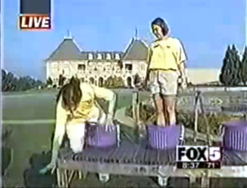 Karen Archey, Paddy Johnson, Grape Stomp, Grape Lady Falls,