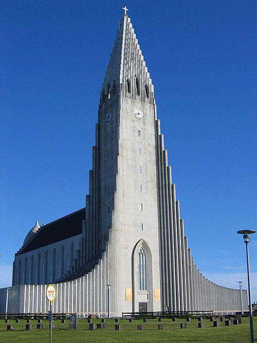 Church Hallgrimskirkja Reykjavik 1948 Church Hallgrimskirkja Reykjavik 1948