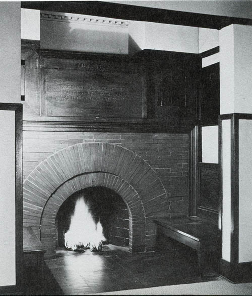Fireplace by Frank Lloyd Wright Fireplace by Frank Lloyd Wright