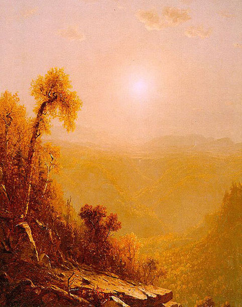Sanford Robinson Gifford, "October in the Catskills" 1880 Sanford Robinson Gifford, "October in the Catskills" 1880