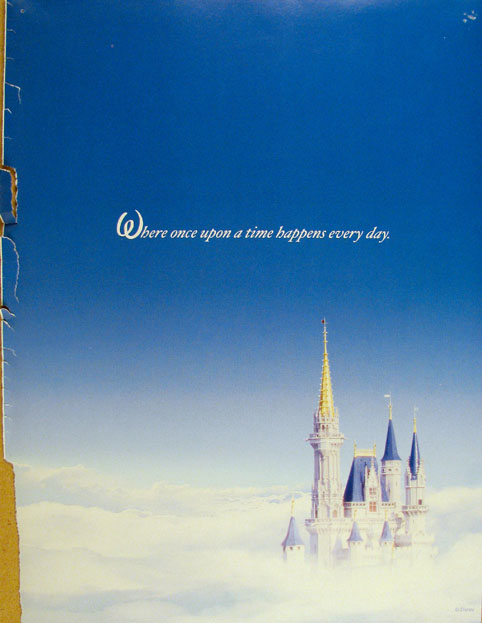 Disney World print advertisement Disney World print advertisement