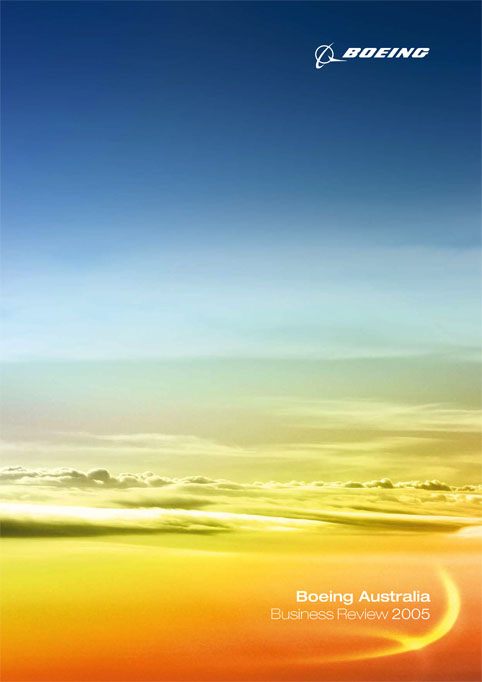Boeing Business Review, catalogue cover, 2008. Boeing Business Review, catalogue cover, 2008.