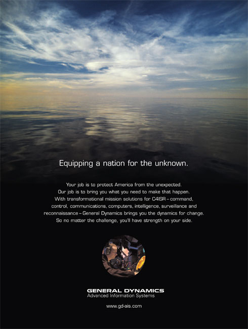 General Dynamics, print advertisement General Dynamics, print advertisement