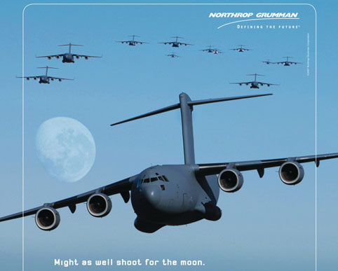 Northrop Grumman advertisement Northrop Grumman advertisement