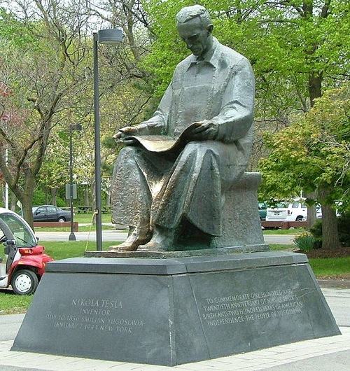 Nikola Tesla on Goat Island in Niagara Falls Nikola Tesla on Goat Island in Niagara Falls