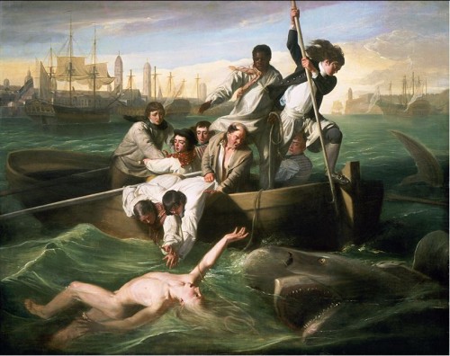 John Singleton Copley, Watson and the Shark, art fag city, Paddy Johnson