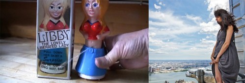 art fag city, janine antoni, peeing libby