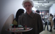One of Jen Catron and Paul Outlaw's servers, in period attire, or something. (Photo: Jessica Yatrofsky) One of Jen Catron and Paul Outlaw's servers, in period attire, or something. (Photo: Jessica Yatrofsky)