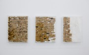A collection of cigarette butts collected by a prisoner from his cell. El-superaton, 'Time Exchange 148' from 'Time Divisa', 2008 A collection of cigarette butts collected by a prisoner from his cell. El-superaton, 'Time Exchange 148' from 'Time Divisa', 2008