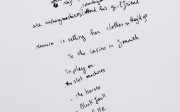 One of Mounira Al Solh's annotations One of Mounira Al Solh's annotations