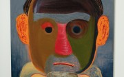 Nicole Eisenman, "Breakup" 2011, oil and mixed media on canvas, 56 x 43 inches